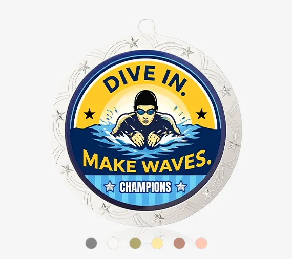 Fast & Fierce Swim Medal