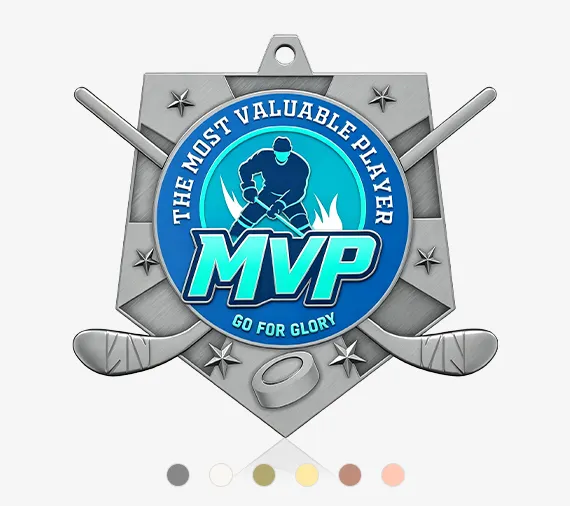 The MVP Player in Hockey Medal