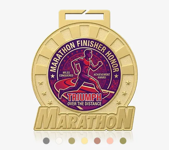 Custom Finisher Marathon Medal