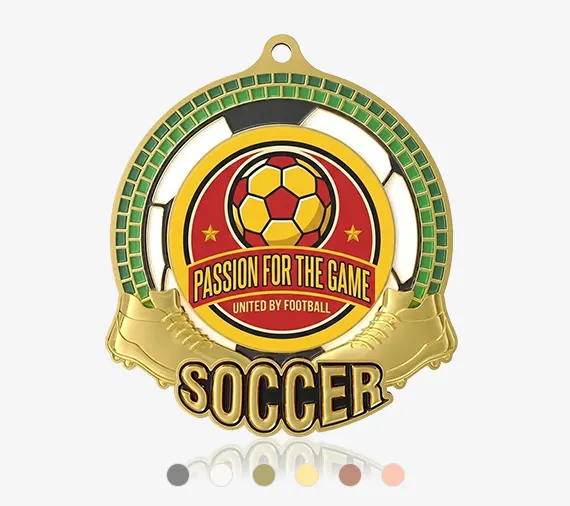 Unique Custom 3D Soccer Medals