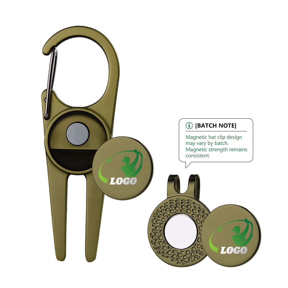 Magnetic Effect Display - Deluxe Golf Divot Tool Set with Ball Markers Magnetic Effect Display - Deluxe Golf Divot Tool Set with Ball Markers