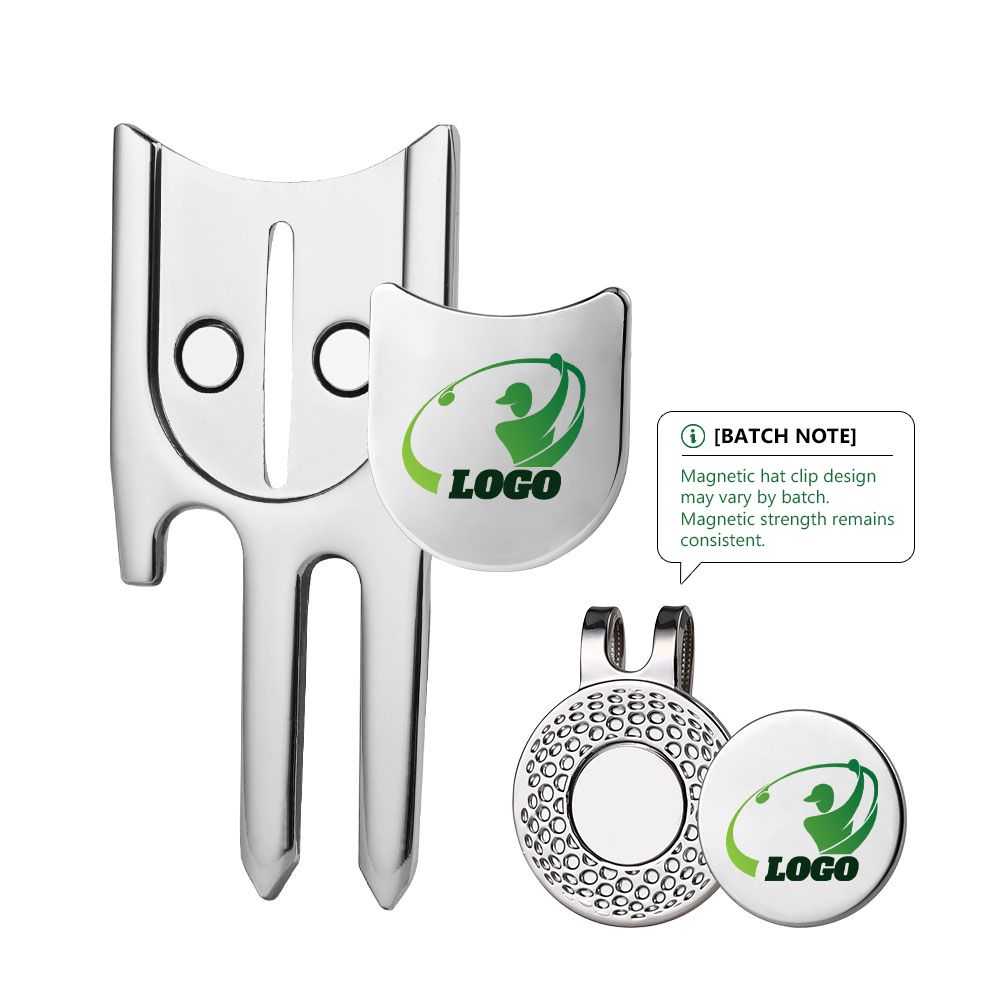 Magnetic Effect Display - Durable Golf Repair Tool with Ball Markers Gift Set Magnetic Effect Display - Durable Golf Repair Tool with Ball Markers Gift Set