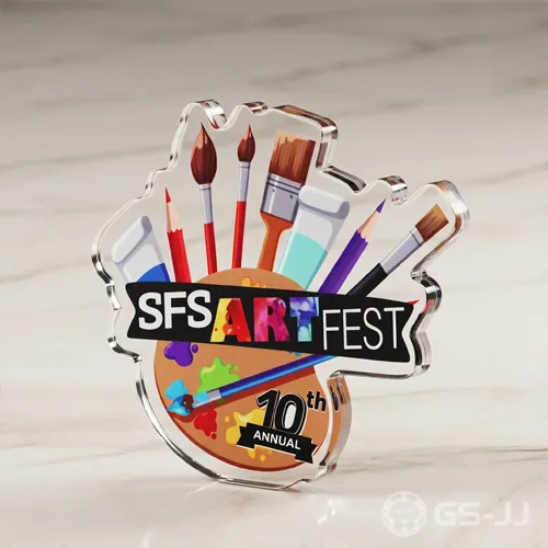 Art Fest Acrylic Pins Art Fest Acrylic Pins