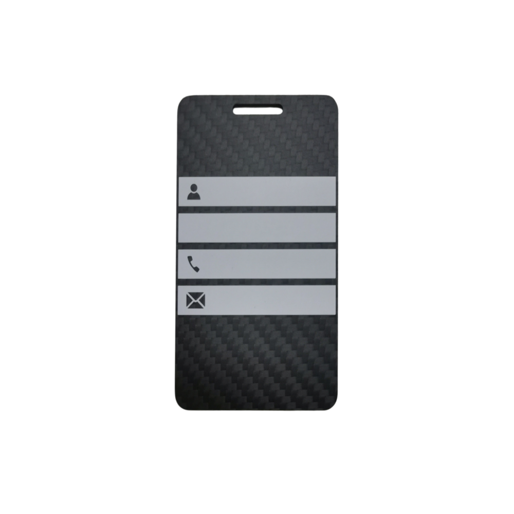 Carbon Fiber Luggage Tag Carbon Fiber Luggage Tag