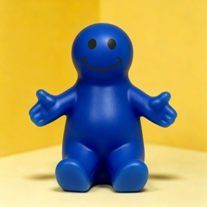 Happy Dude Cell Phone Stand Stress Ball