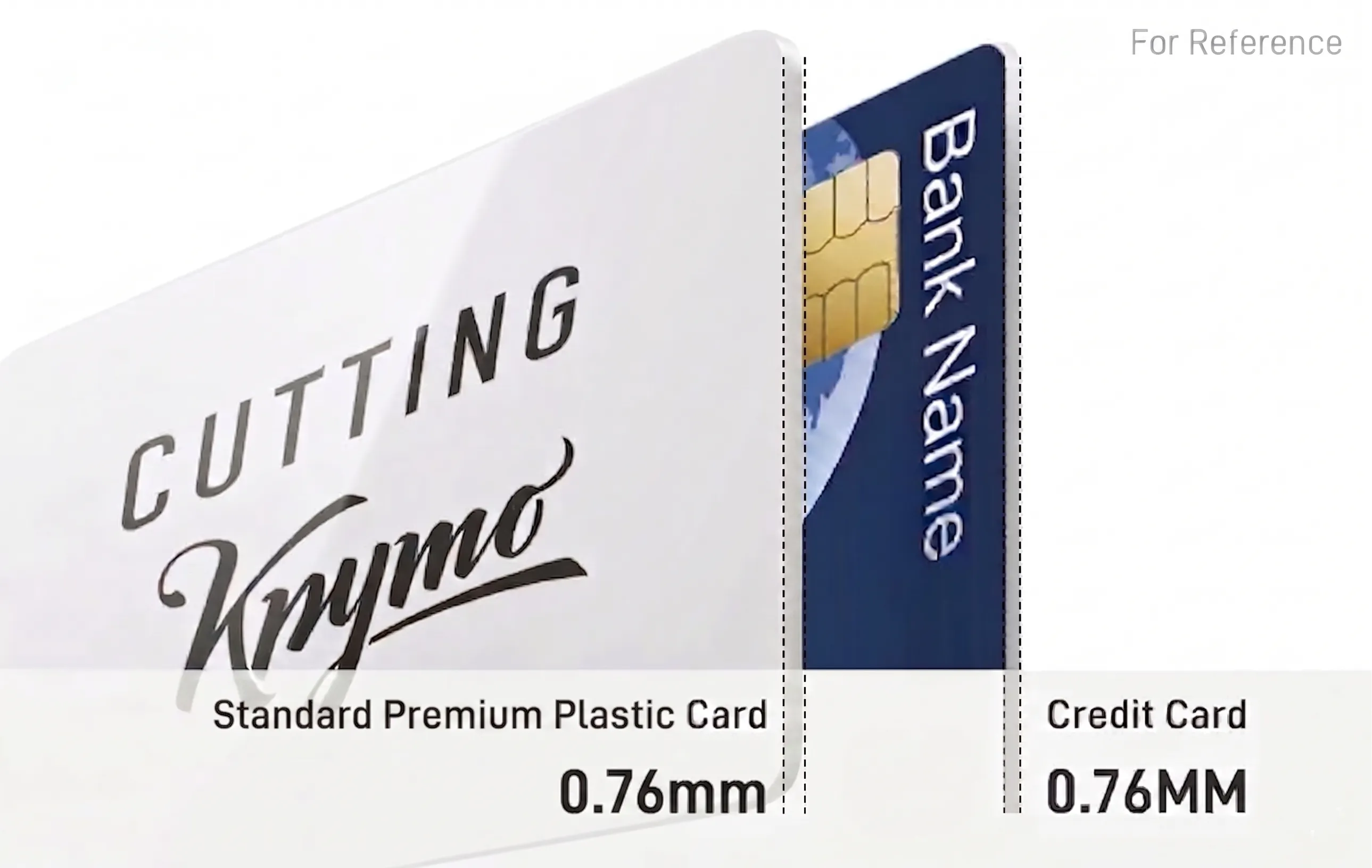 0.76mm Plastic Business Cards