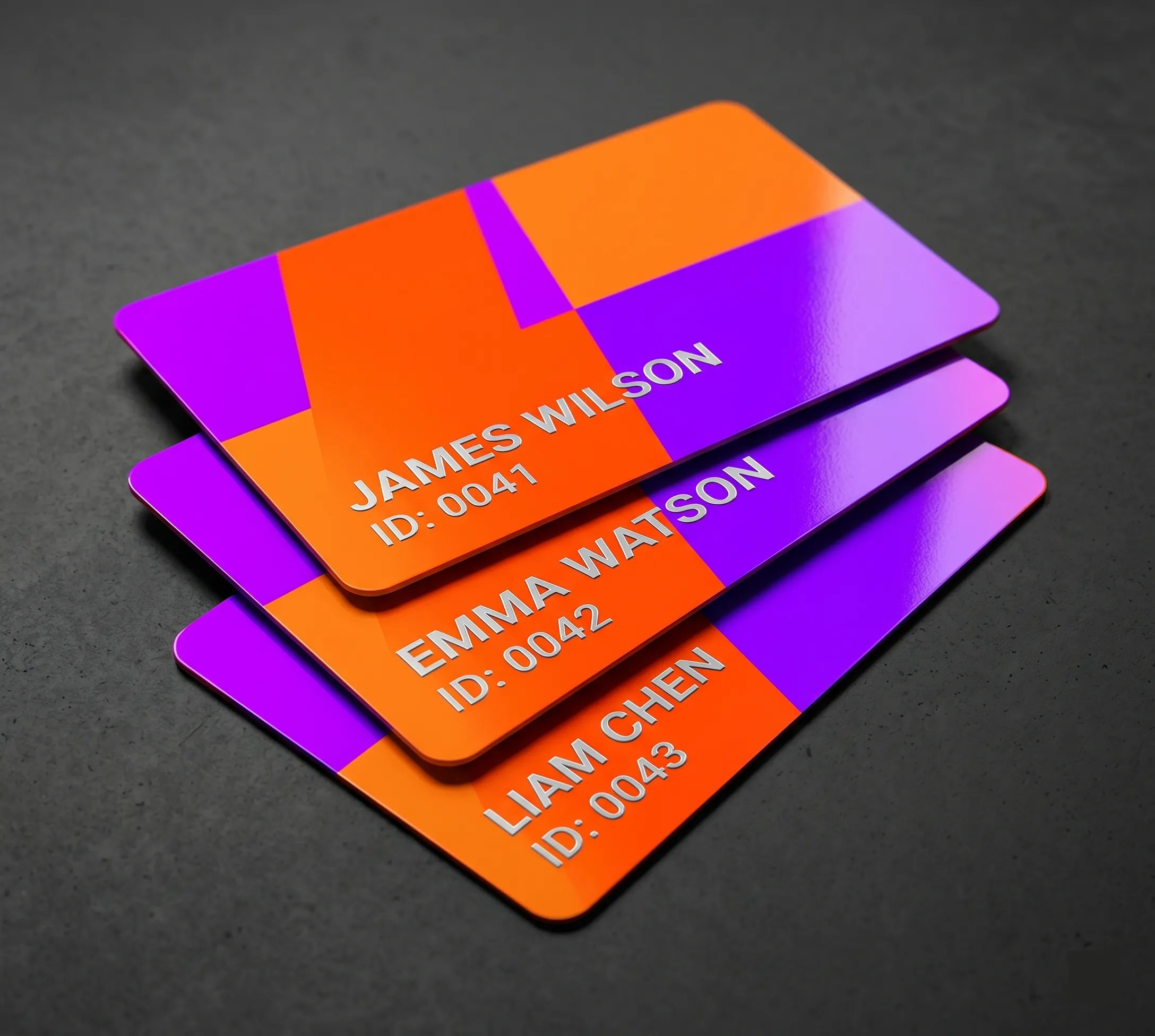 Plastic Business Card with Variable Data