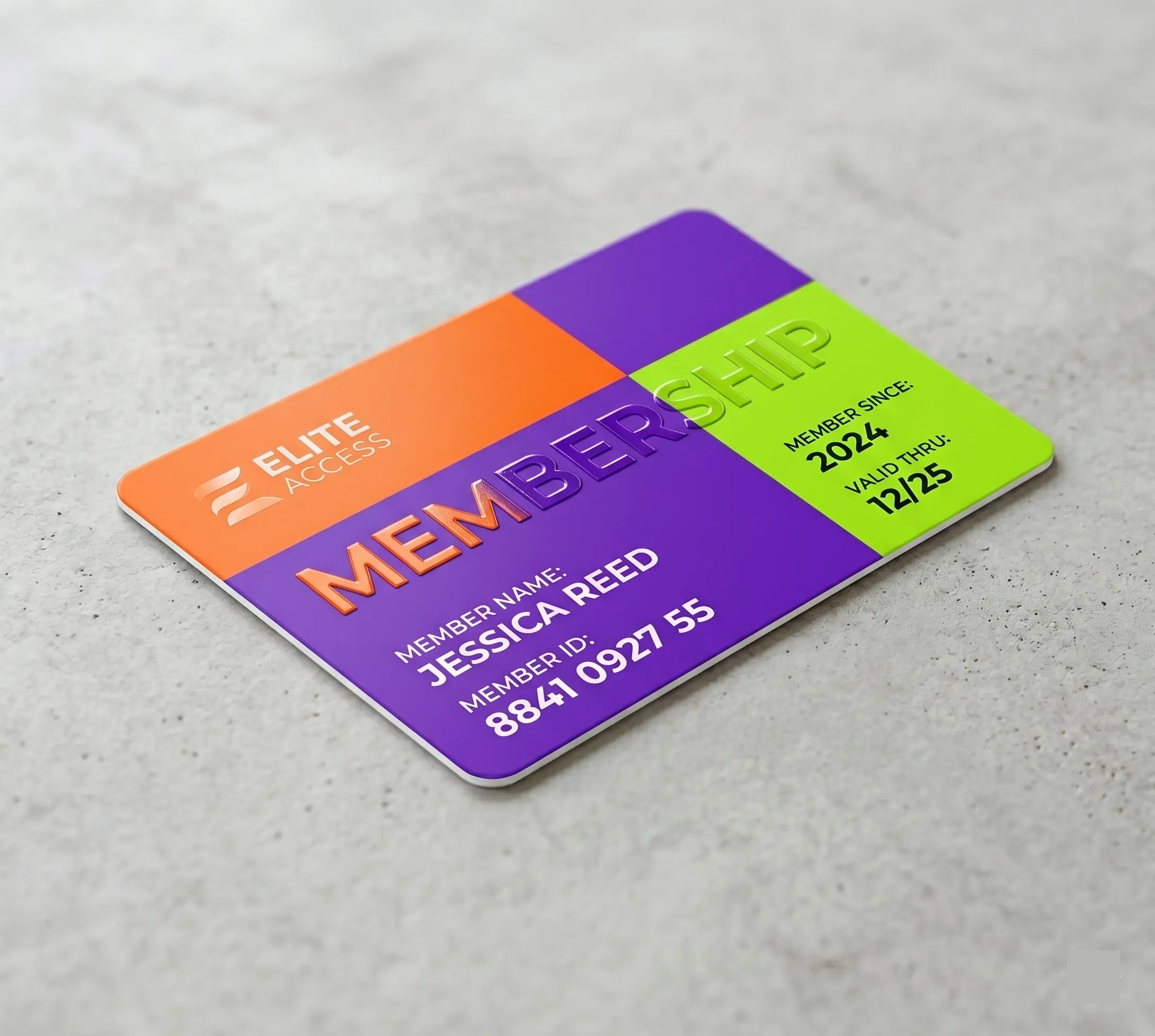 Plastic Membership Cards