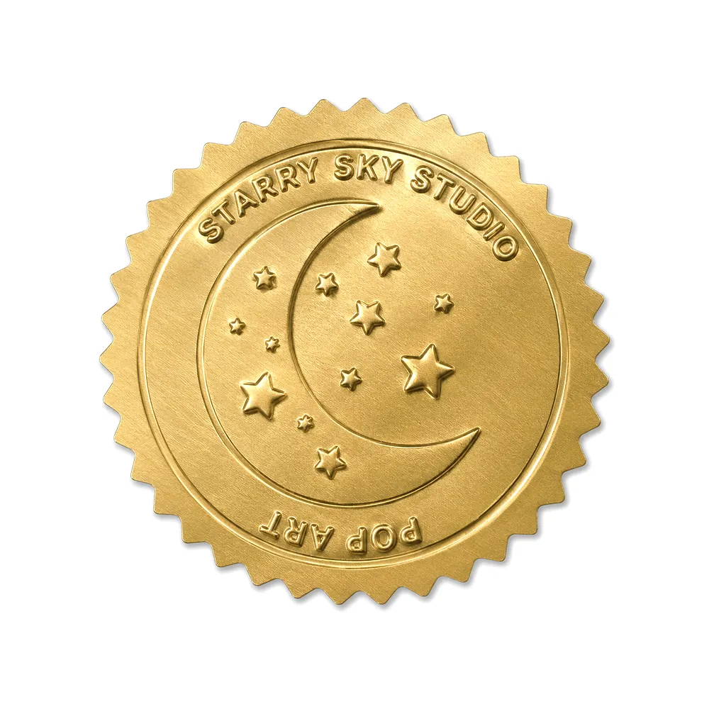 Embossed Stickers