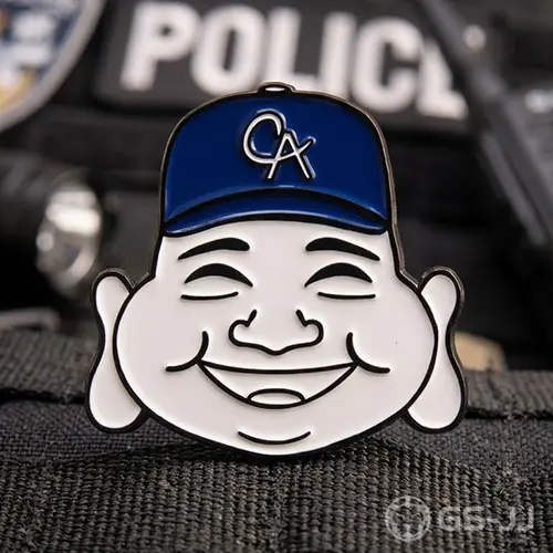 Laughing Man Custom Pins Laughing Man Custom Pins