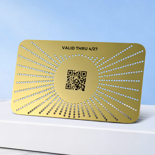5 Star Valet Natural  Finish Grinder Metal Cards