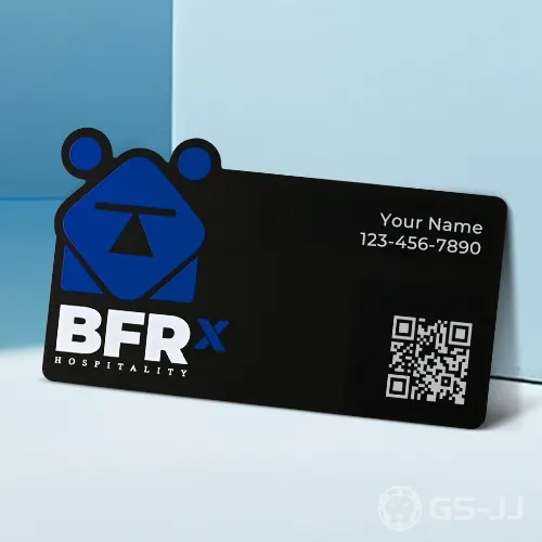 BFRx Hospitality Bear Shape Black Metal Cards BFRx Hospitality Bear Shape Black Metal Cards