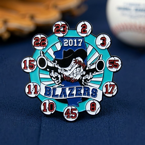 Blazers Baseball Pins