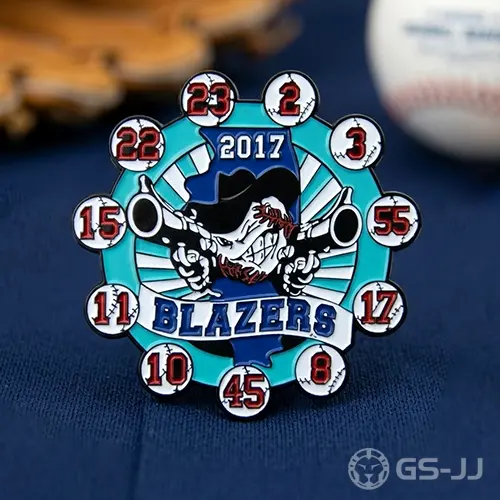Blazers Baseball Pins Blazers Baseball Pins
