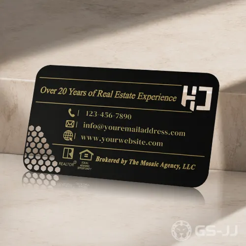 Carla Hamblin Realty Group Black Metal Cards Carla Hamblin Realty Group Black Metal Cards