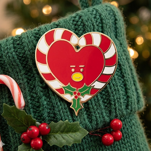 Christmas Heart Custom Pins