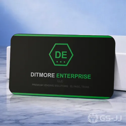 Ditmore Enterprise Black Metal Cards Ditmore Enterprise Black Metal Cards