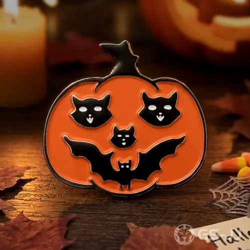 Halloween Pumpkin Custom Lapel Pins Halloween Pumpkin Custom Lapel Pins