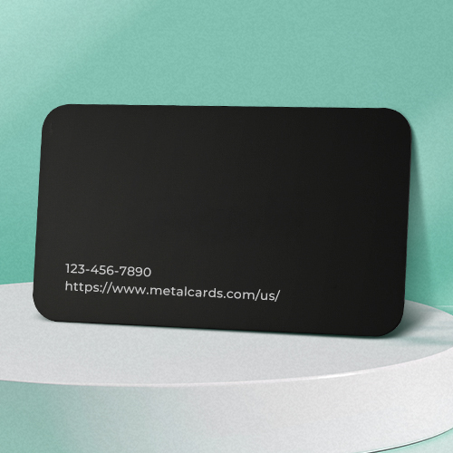 Minimalist Natural Matte  Metal Cards