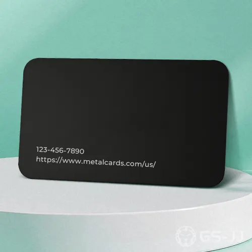 Minimalist Natural Matte Metal Cards Minimalist Natural Matte Metal Cards