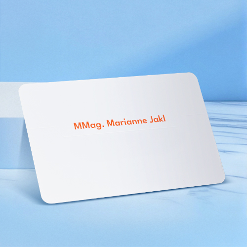STRABAG Standard White Metal Cards