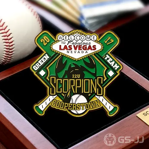 Scorpions Cooperstown Baseball Pins Scorpions Cooperstown Baseball Pins