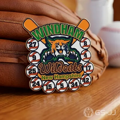 Windham Wildcats Baseball Pin Windham Wildcats Baseball Pin