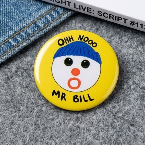 Mr Bill Printed Pins