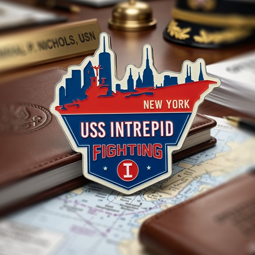 USS Intrepid Fighting Pins