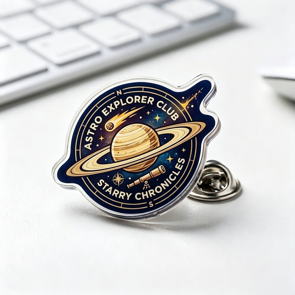 Starry Custom Acrylic Pins