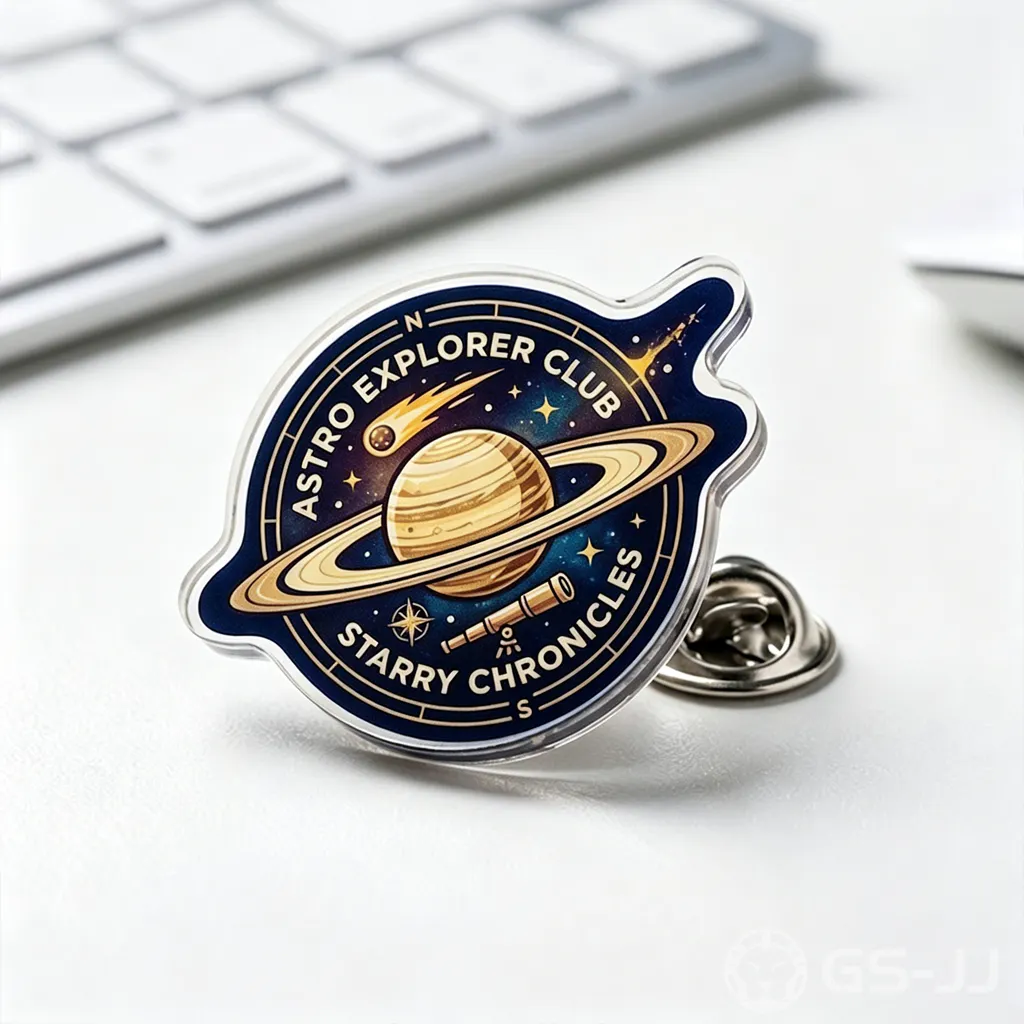 Starry Custom Acrylic Pins Starry Custom Acrylic Pins