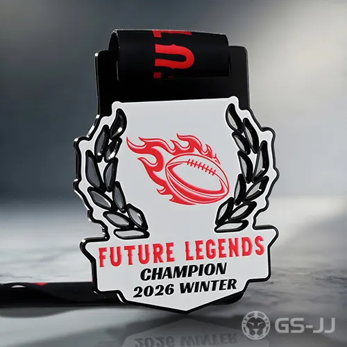 Future Legends 2026 Winter Football Champion Medal Future Legends 2026 Winter Football Champion Medal