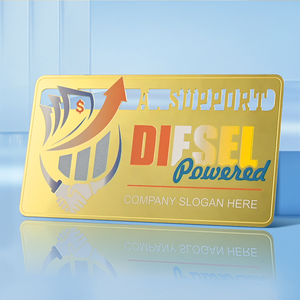 Gold Metal Business Card Gold Metal Business Card