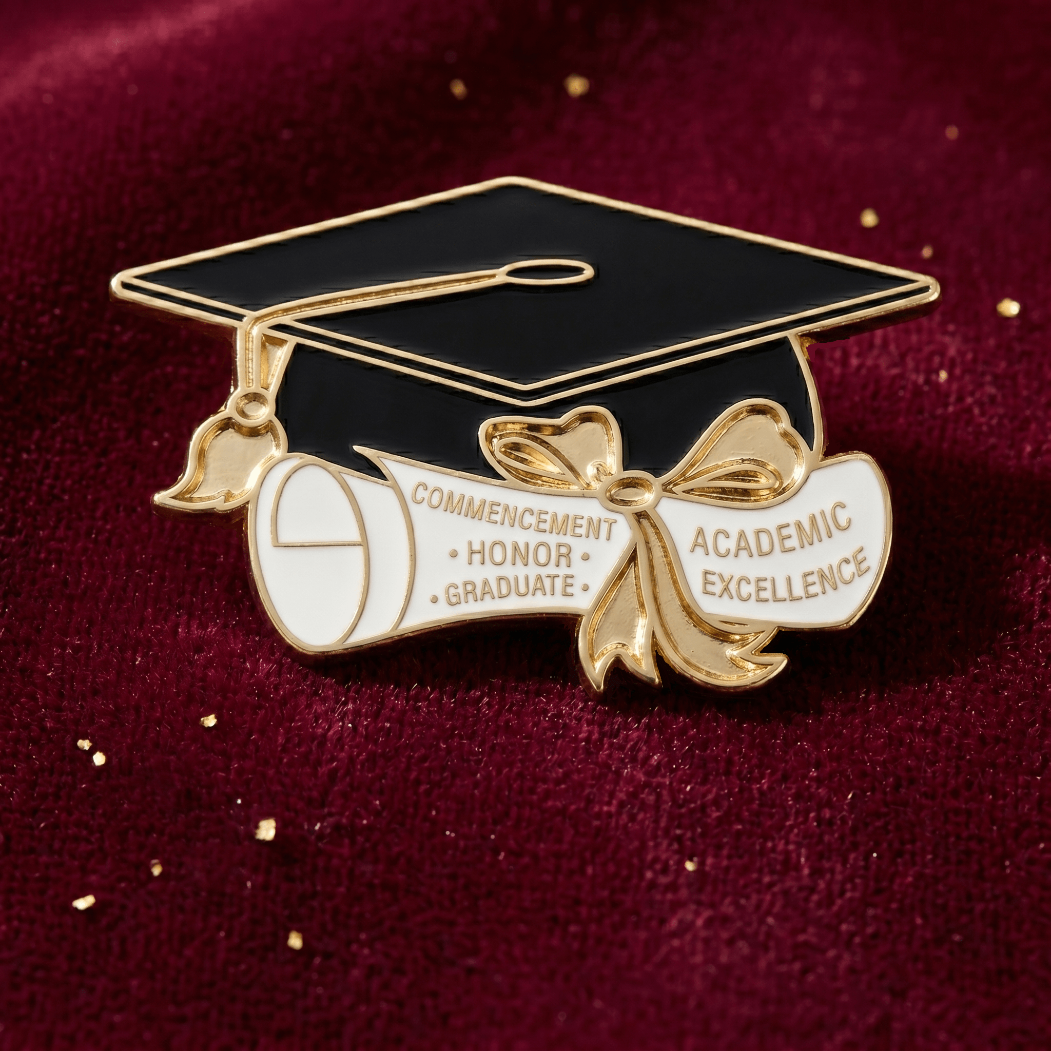 Graduation Cap & Diploma Honor Pin Graduation Cap & Diploma Honor Pin