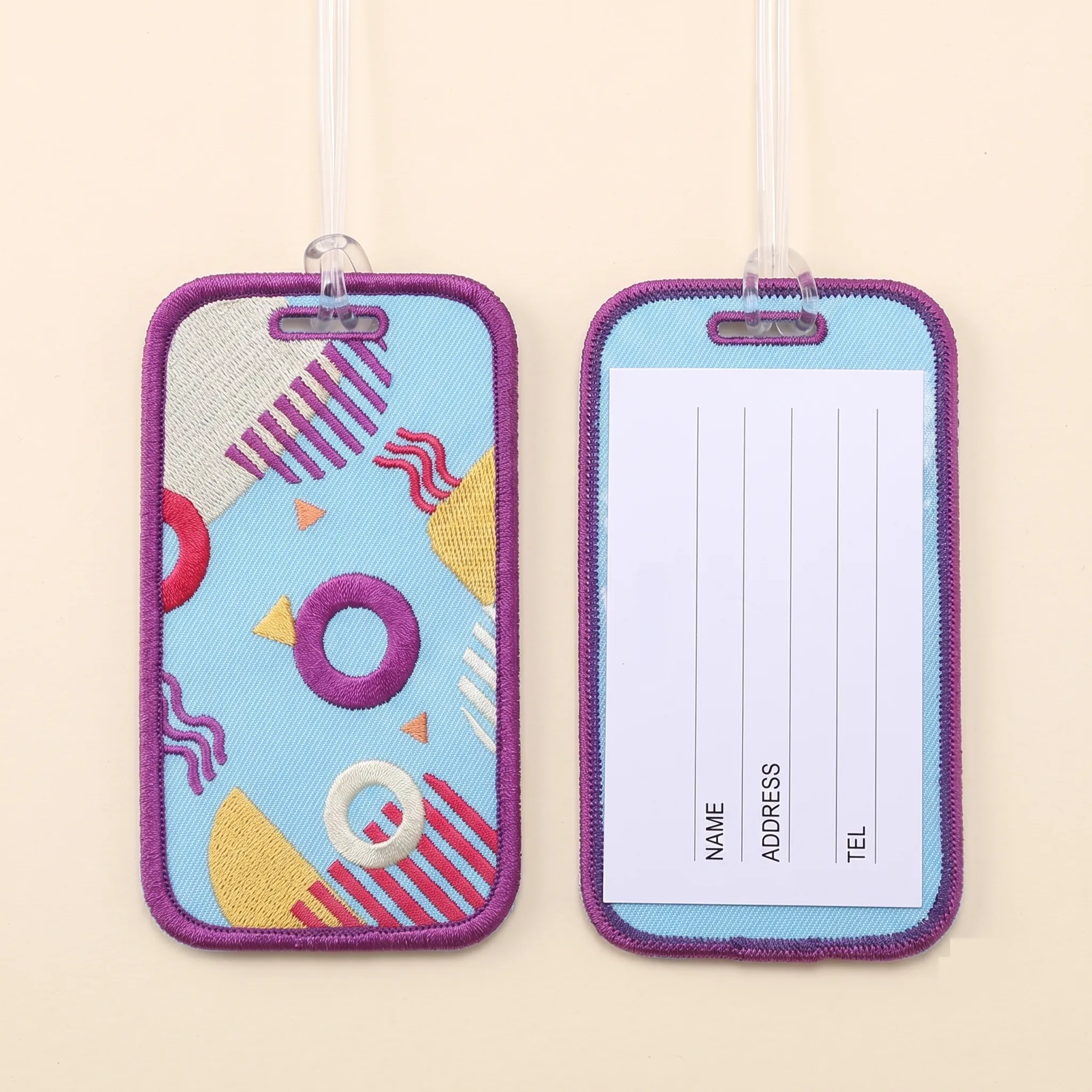 Retro_Abstract_Geometric_Pattern_Embroidered_Luggage_Tag