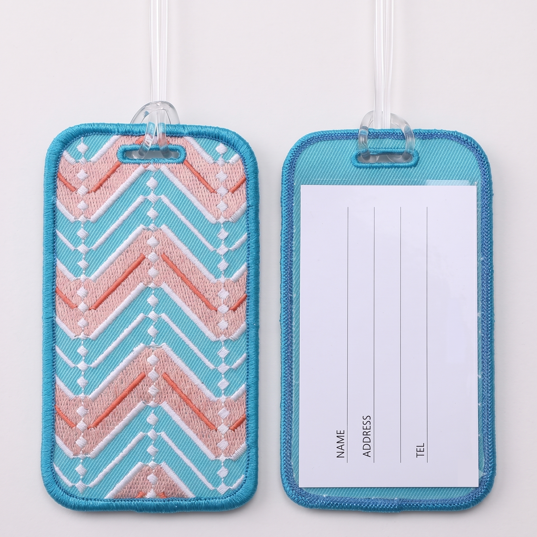 Teal_and_Pink_Herringbone_Embroidered_Bag_Tag