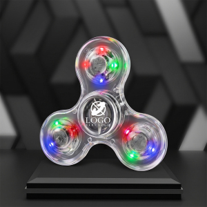 Custom Clear LED Light Fidget Spinner Toys 661990