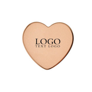 Heart Stainless Steel Name Badge