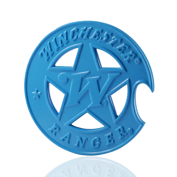 Winchester Ranger Star Dye Blue Challenge Coin