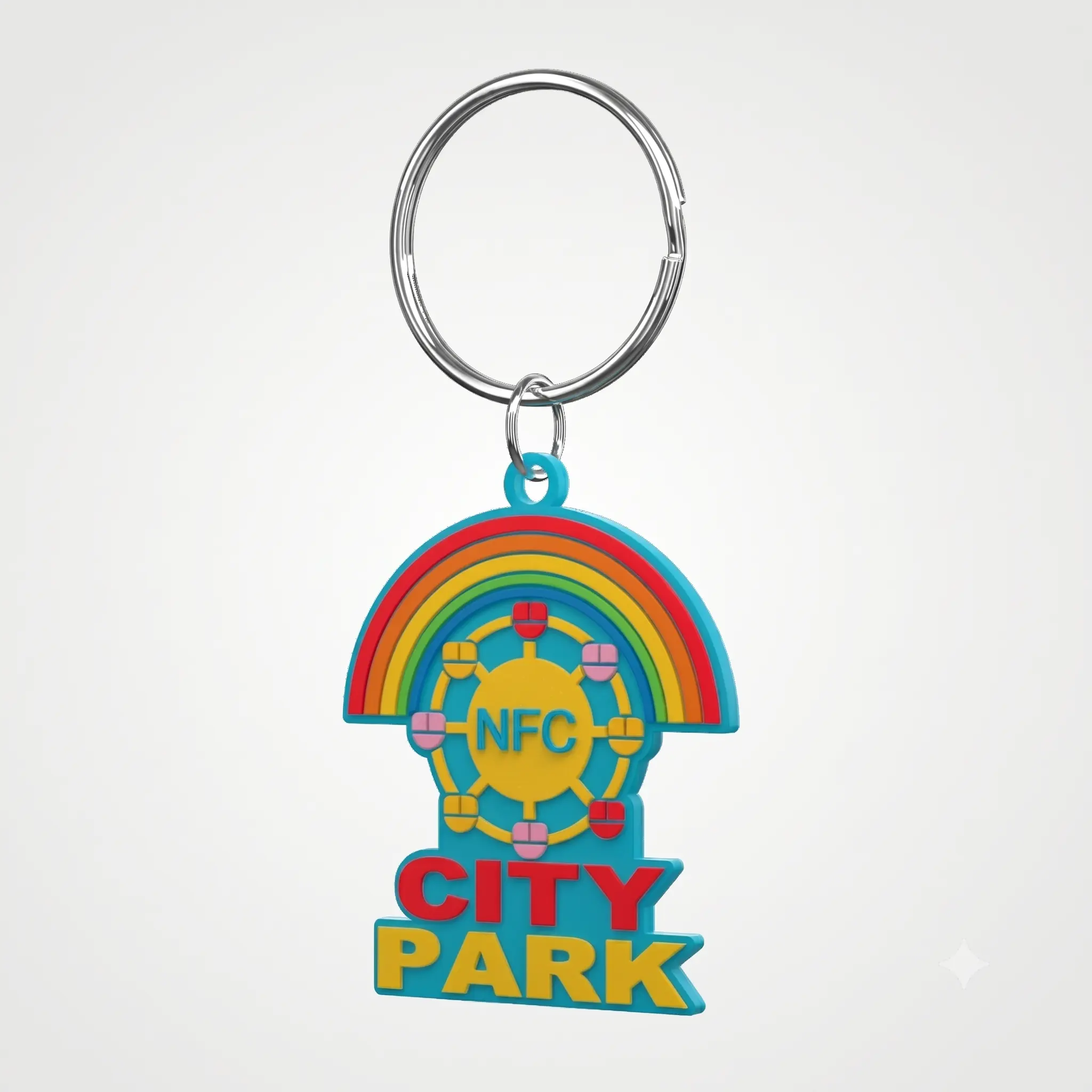 NFC Rubber Keychains NFC Rubber Keychains