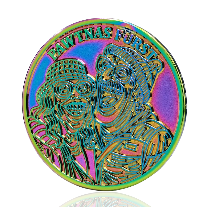 Pawtnas Furst Rainbow Finish Challenge Coin