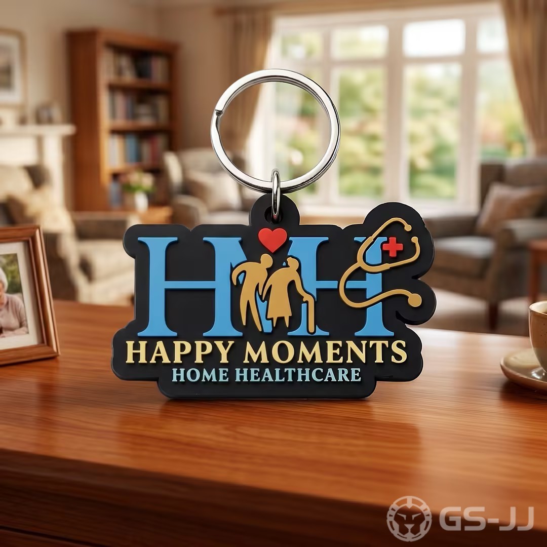 custom commemorative pvc keychain from 1pc