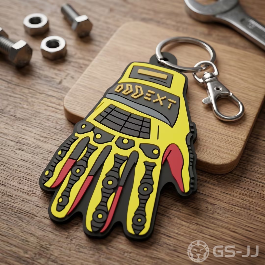 Custom outdoor sports pvc keychain