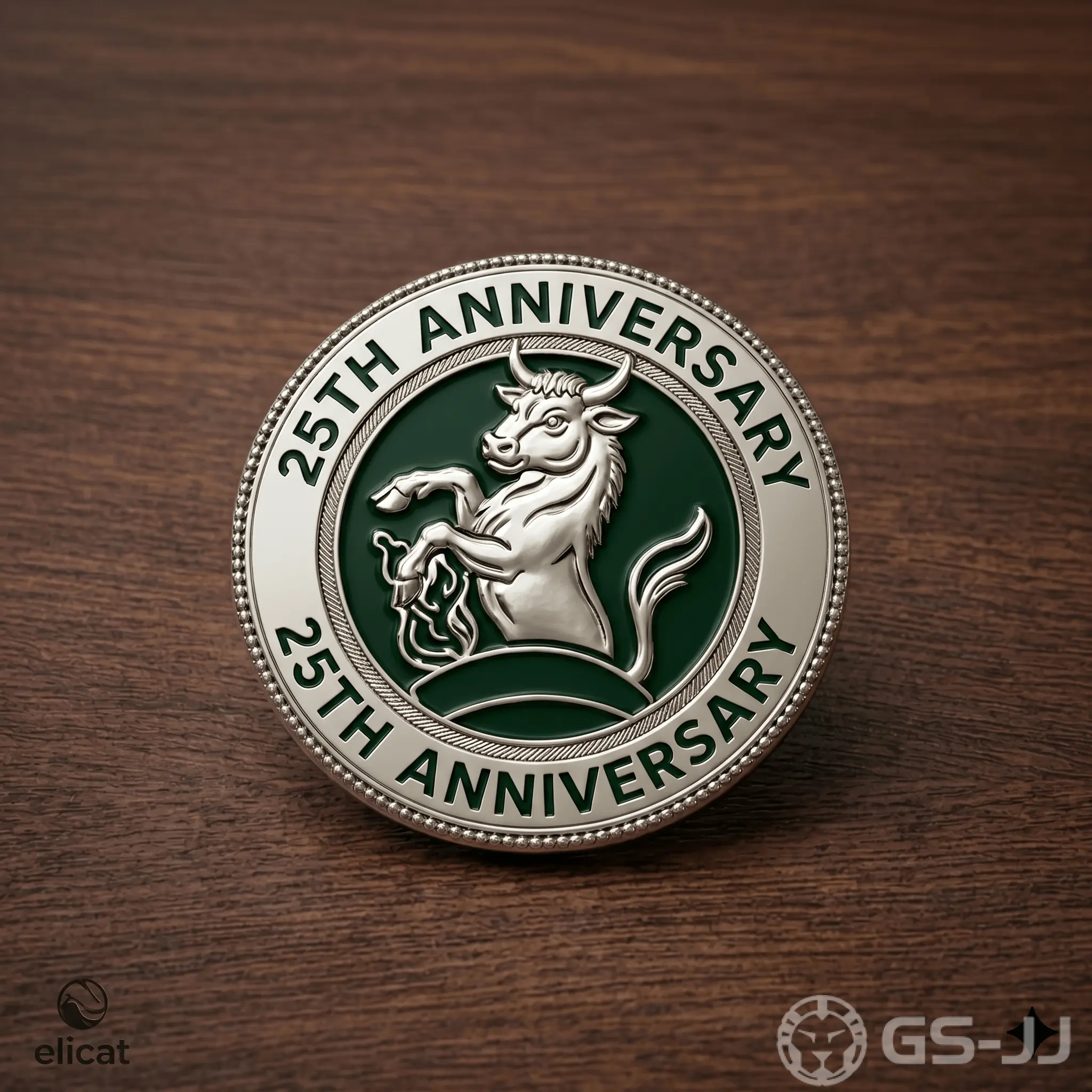 25th Anniversary Bull Commemorative Pin 25th Anniversary Bull Commemorative Pin