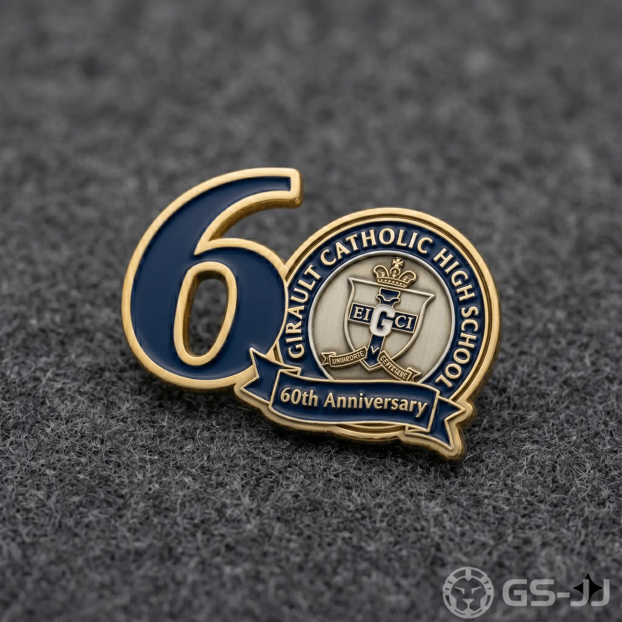 High School 60th Anniversary Pin High School 60th Anniversary Pin