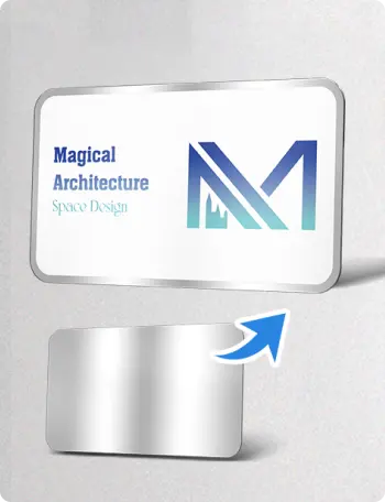 Rush Metal Business Cards
