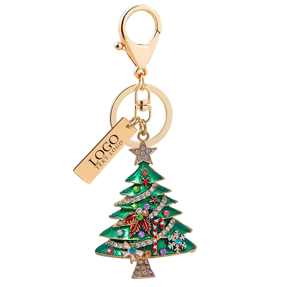 Bling_Chirstmas_Tree_Keychain_Green Bling_Chirstmas_Tree_Keychain_Green