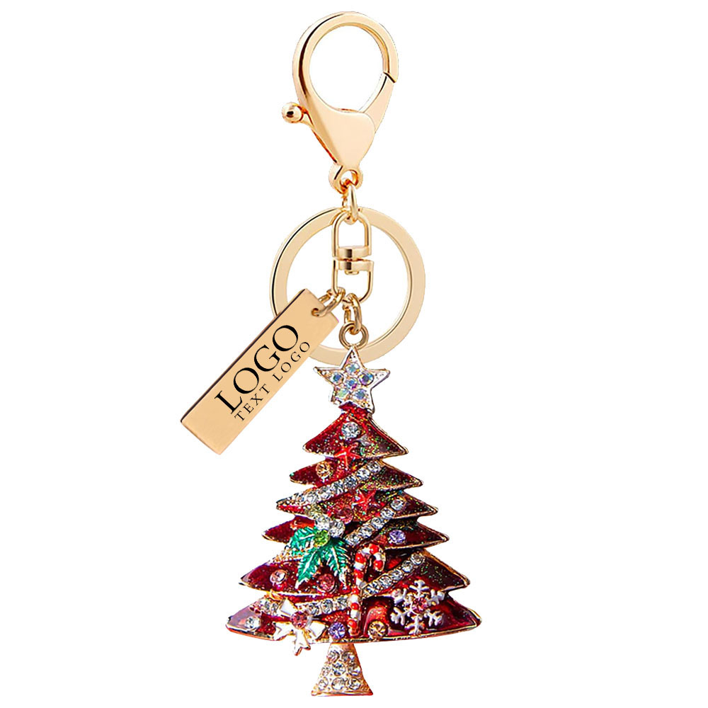 Bling_Chirstmas_Tree_Keychain_Red Bling_Chirstmas_Tree_Keychain_Red