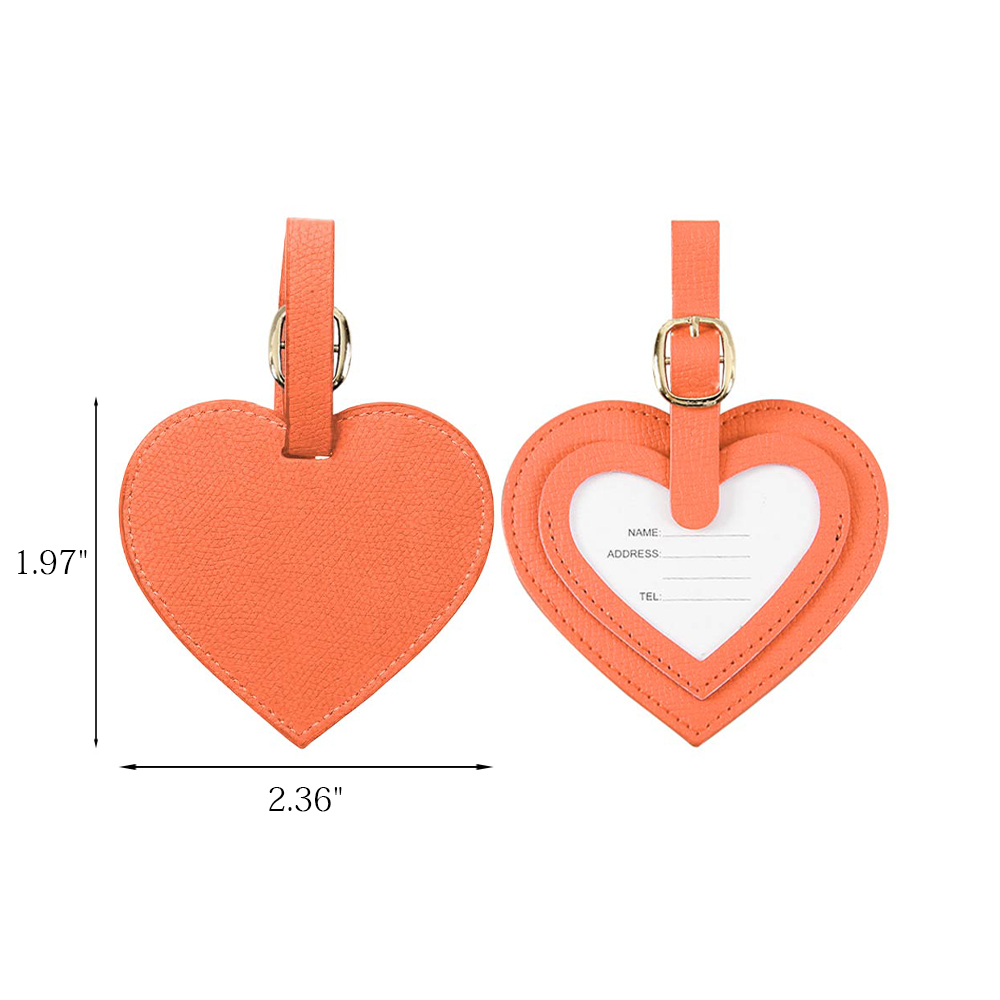 pu luggage-orange