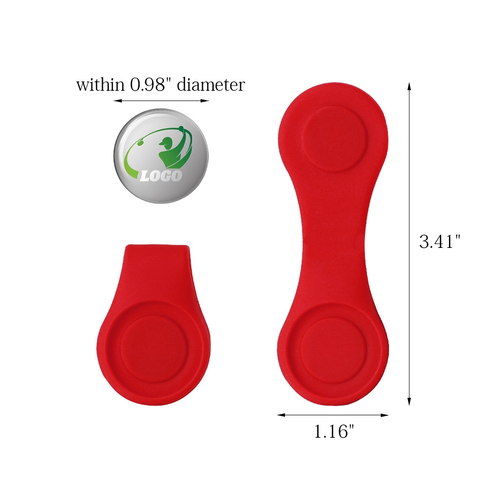 silicon cap clip-red